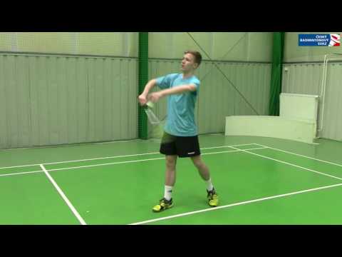 Dlouhé bekhendové podání - technika úderu