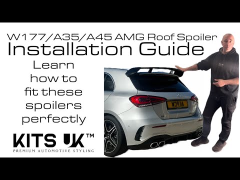 Mercedes A-Class AMG Roof Spoiler Install | Rear Styling Upgrade