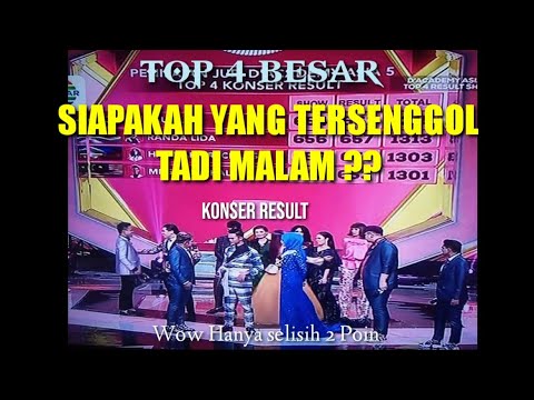 NILAI TADI MALAM TOP 4 BESAR | KONSER RESULT | D'Academy Asia 5 2019