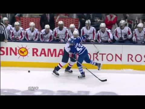 Frattin Goal - Capitals 2 vs Leafs 3 - Jan 31st 2013 (HD)