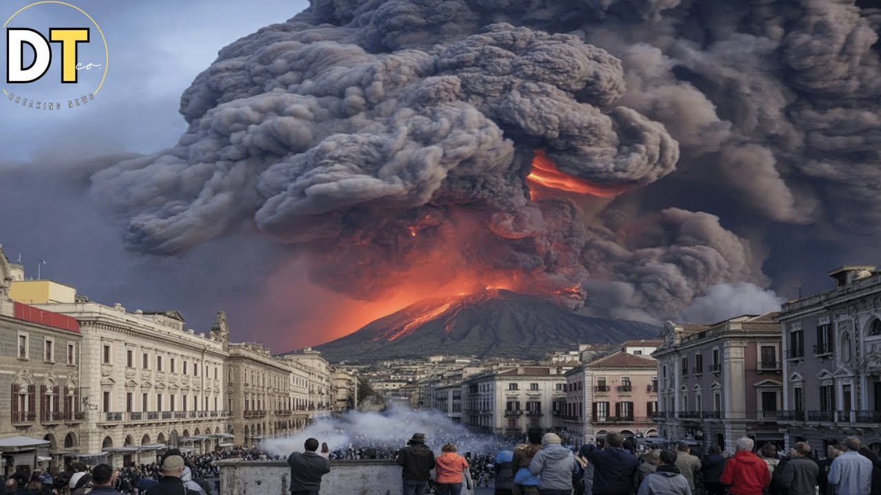 Éruption volcanique massive en Italie aujourd'hui ! L'Etna a connu une éruption spectaculaire !