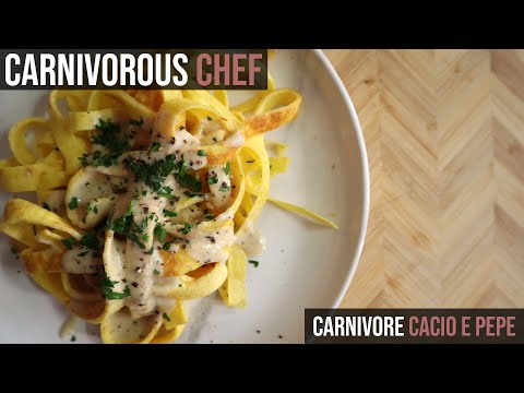 Cacio e Pepe for the [Carnivore Diet] - EASY Carnivore Diet Recipe -- Carnivore Pasta