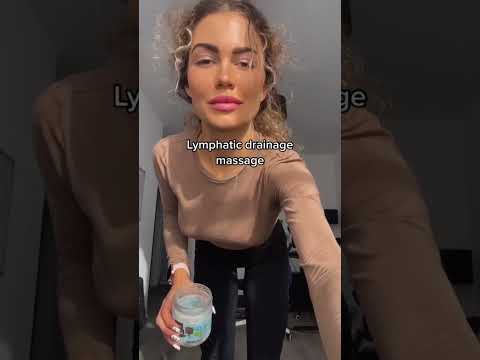 DEBLOAT in 3 min with this Easy Lymphatic Drainage Massage