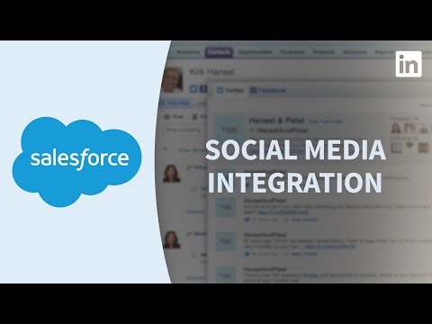 Salesforce教程--社交媒體整合 (Salesforce Tutorial - Social media integration)