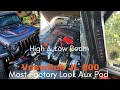 Jeep JL Voswitch JL 800 Functions Review High Low Beam Baja Design LP6 4 Backlight Colors More