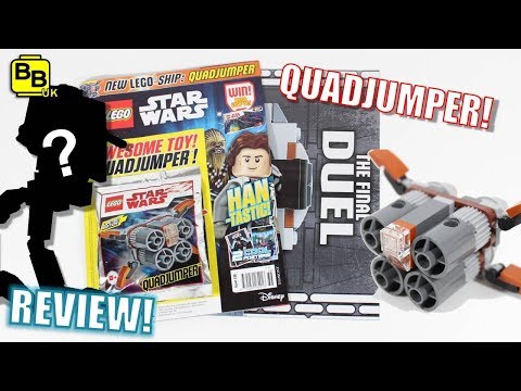 QUADJUMPER! LEGO STAR WARS MAGAZINE REVIEW ISSUE 36! Video