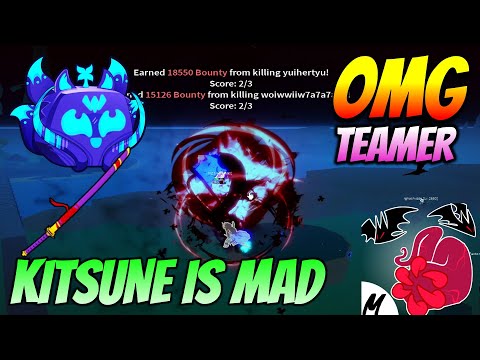 This Kitsune One Shot 30M Combo is INSANE!!🤣💀Blox Fruits