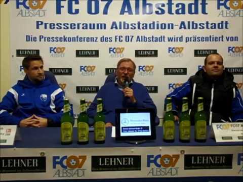 Pressekonferenz FC 07 Albstadt - VfL Pfullingen