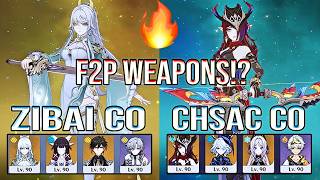 F2P Weapons Only! Zibai & Chasca DESTROY Spiral Abyss 12 💀| Genshin Impact