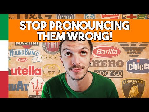 How to ACTUALLY pronounce ITALIAN BRANDS (Learn Italian, ITA with SUBTITLES)