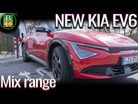 NEW 2025 KIA EV6 RWD (84kWh) - 110 km/h (68mph) range test