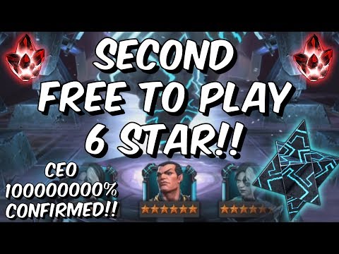 INSANE 6 Star Crystal Opening!!! - Second Free To Play Six Star - Marvel Contest of Champions