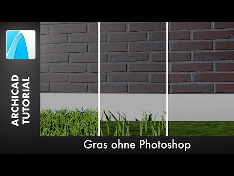 Gras ohne Photoshop - ARCHICAD 22 [Tutorial Deutsch]