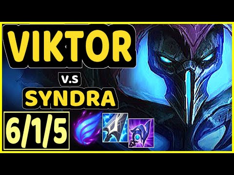 DIPLEX (VIKTOR) vs SYNDRA - 6/1/5 KDA MID CHALLENGER GAMEPLAY - EUW