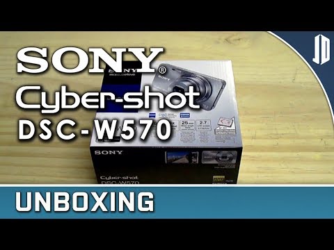 Sony Cyber-Shot DSC-W570 Unboxing