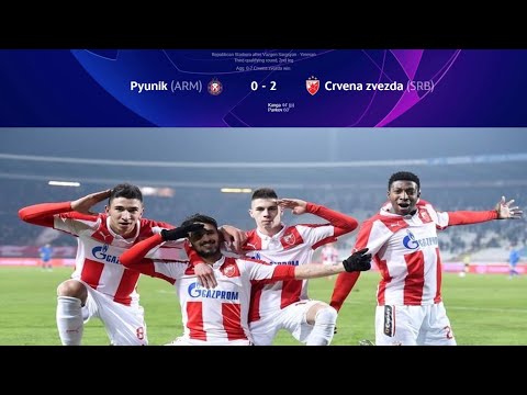 FC Pyunik Yerevan 0-2 FK Crvena Zvezda Belgrad