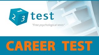 CAREER TEST  What career best fits your personality? Choose your career, job, occupation, profession