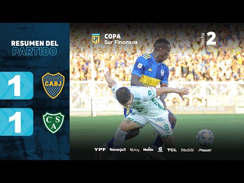 Empate entre Boca y Sarmiento