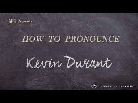 How to Pronounce Kevin Durant (Real Life Examples!)