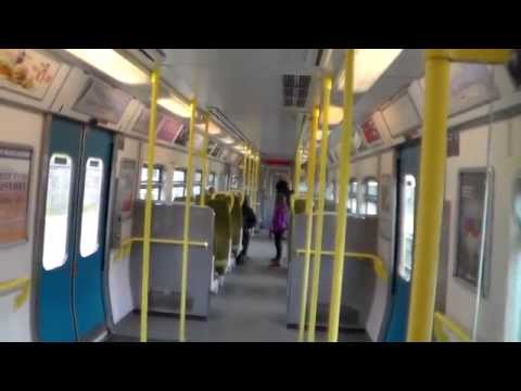 Interior tren suburban DART (Dublin Area Rapid Transit) nr. 8606