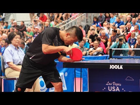 2018 World Veteran Championships Table Tennis - Singles Semis & Finals - Table 11