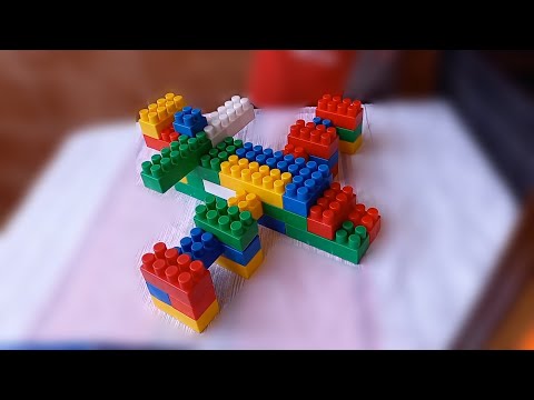 Konstruktor təyyarə. Lego airplane.