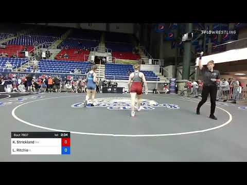152 Lbs Round Of 32 - Katherine Strickland, Washington Vs Lexi Ritchie, Illinois 7349