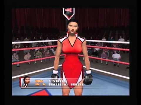 Ready 2 Rumble Boxing, Dreamcast, Butcher Brown vs Selene Strike