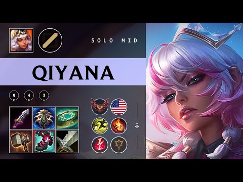 Qiyana Mid vs Syndra - NA Grandmaster Patch 25.24