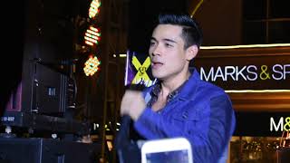 Getting to know each other a little too well - Xian Lim Key of X at Eastwood
