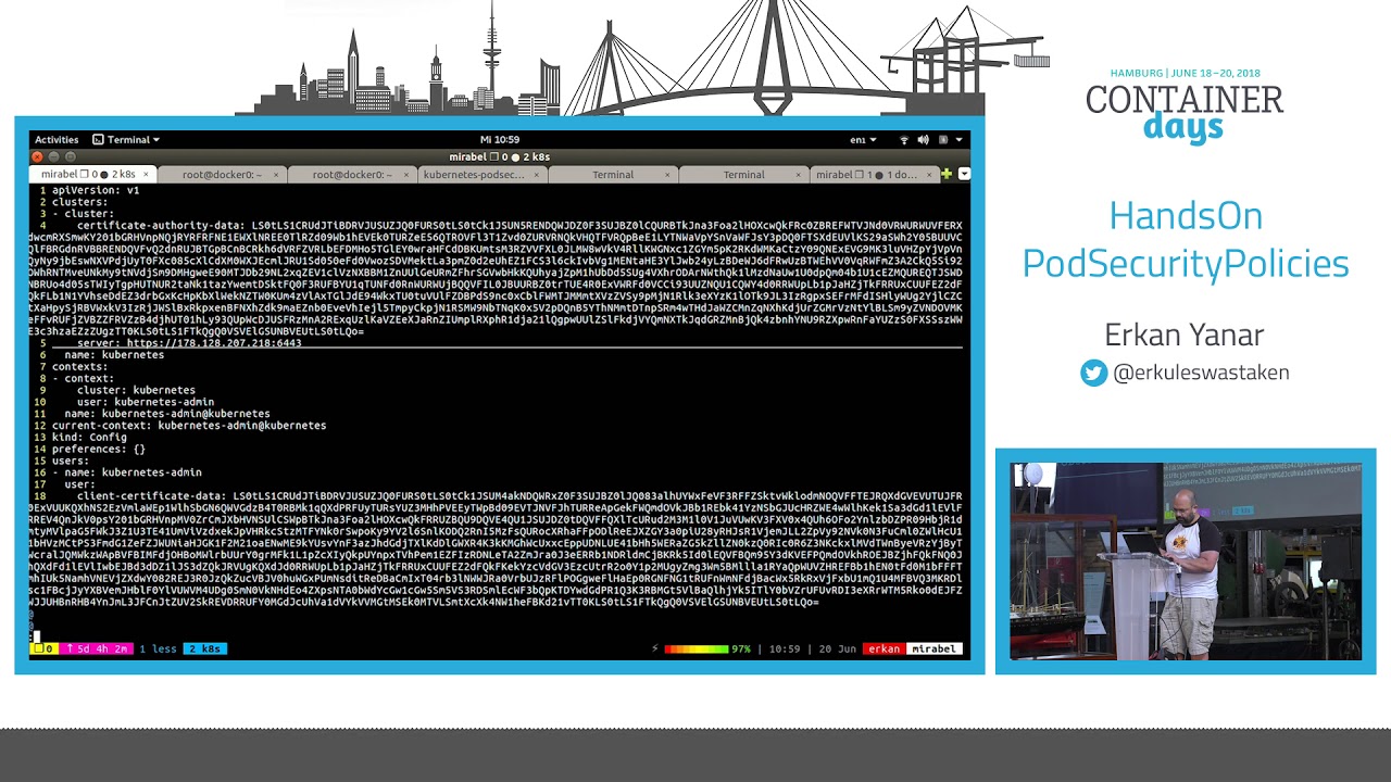 HandsOn PodSecurity Policies - Erkan Yanar