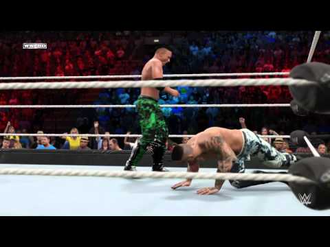 WWE 2K15 my career pt 16 darell vs corey graves/ promotion to main event