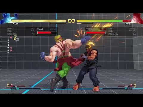 SFV Alex #12 crush counter combo 295dmg/525stn