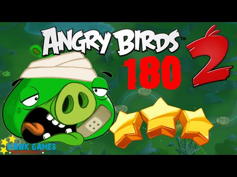 Angry Birds 2 - 3 Stars Walkthrough Level 180 BOSS [4K 60FPS]