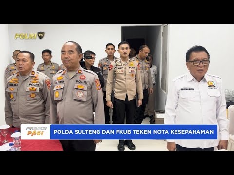 POLDA SULTENG TEKEN NOTA KESEPAHAMAN MODERASI BERAGAMA BERSAMA FKUB