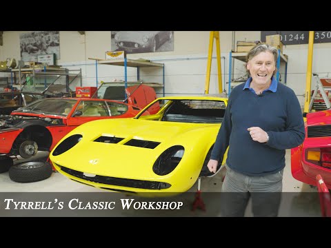 Thumbnail for £1.25M Barn-Find Miura Update + Harry's Countach Engine Cleaning | Tyrrell's Classic Workshop by Lamborghini Silhouette, Lamborghini Miura, Lamborghini, Supercar, Car
