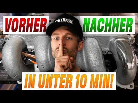 Kaum Jemand Weiß, Dass Man So Einfach Selber Polieren Kann! Alu Ansaugbrücke Polieren