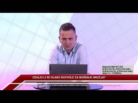 TV REPLIKA 25.09.2023.- IZDAJU LI SE OLAKO DOZVOLE ZA NOŠENJE ORUŽJA?