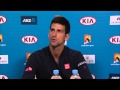 Novak Djokovic press conference - AUSTRALIAN OPEN.