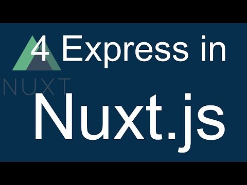 4 Nuxt JS beginner tutorial Understanding express nodejs in Nuxtjs