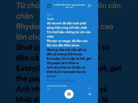 Rhyder - Từ chối hiểu ( lyrics ) | Lại là DG House , Rhyderrrrr