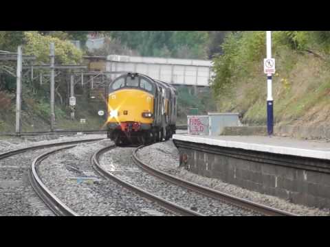 6Z44 Kingmoor to Immingham Flasks - DRS Class 37s Nos. 37612 & 37218 -  Heworth 26th Oct 2016