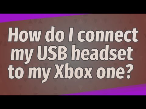 YouTube video about: How to connect a usb headset to xbox one?