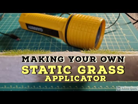 Make your own Static Grass Applicator - for layouts and Dioramas