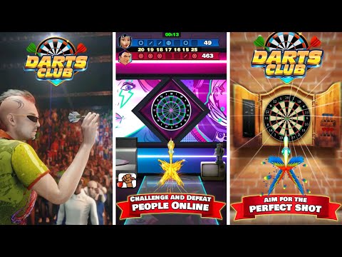 Darts Club: PvP Multiplayer - Gameplay (by BoomBit Games) - YouTube