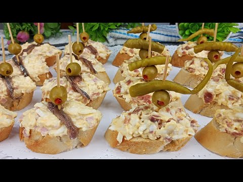 🤩¡¡Estas 2 Tapas o Pinchos Vascos son tan delicioso que la cocino casi todos los días!! 🤩🤩 BRUTAL
