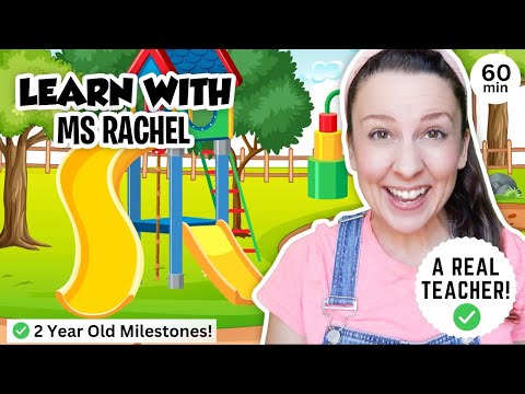 Toddler Learning Video with Ms Rachel | 2 Year Old Milestones, Speech & Social Skills for Toddlers