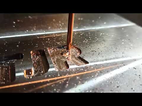 Copy milling with 3mm carbide mill extra long corner radius 0,2mm