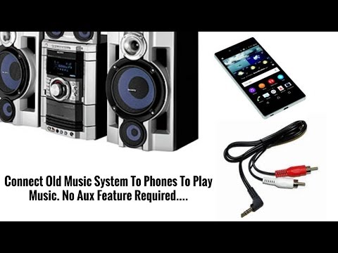How To Connect Mobile Phone To Your Old Music Player
