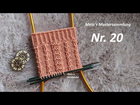 Sockenmuster Nr. 20 - Muster in Runden stricken / rechts/links Muster /  knitting sock pattern